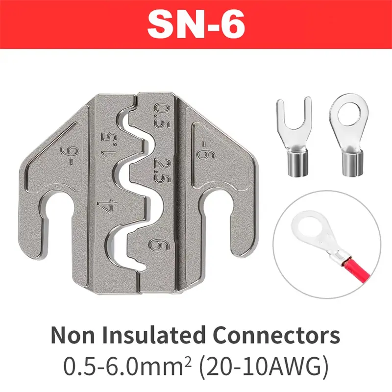 Custom China SN Crimping Tool Pliers Crimp Jaw Set 4mm Slot Jaws - Factory Suppliers for Terminal Crimping Solutions Manufacturers, Supplier