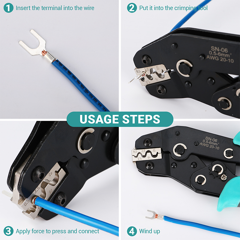 SN-6 Ratchet Crimping Tool Overview