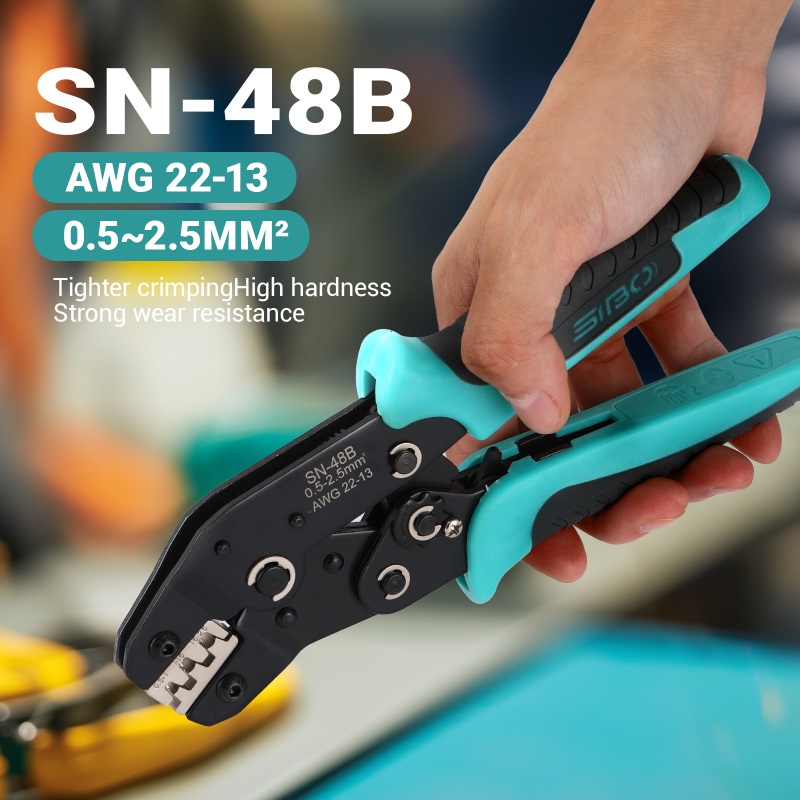 SN-48B Crimping Pliers Non-Insulated Open Barrel Terminals