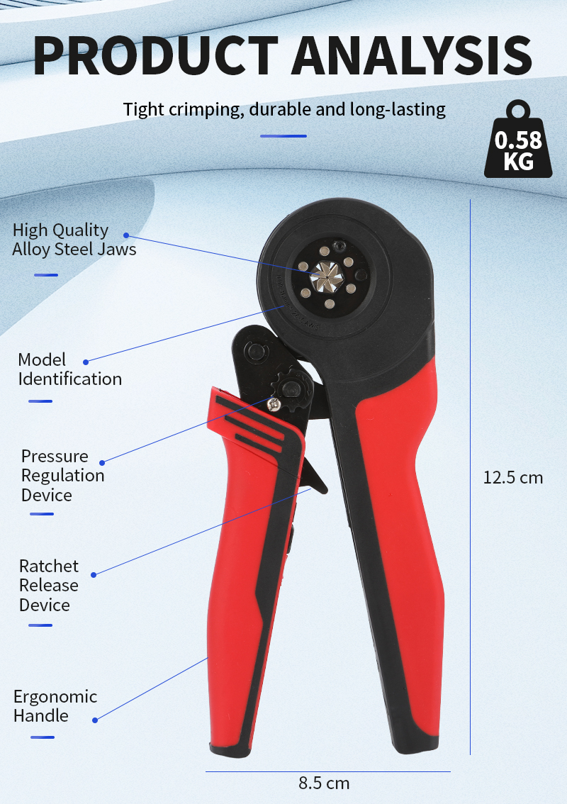 SO 16-6 Hand Crimping Tool Detail 6