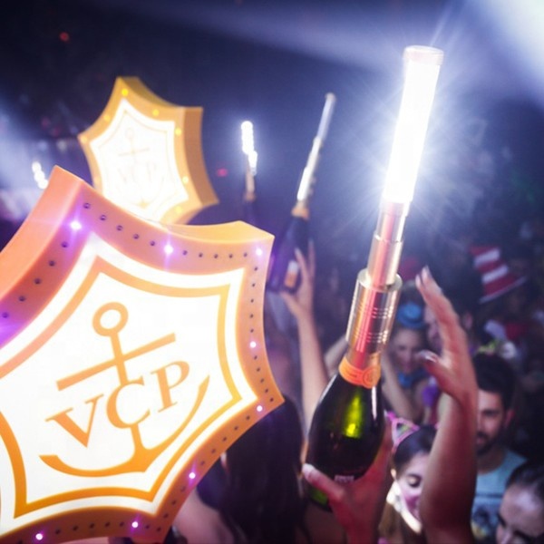 Nightclub Lounge Champagne Wine LED VIP Bottle Sparklers LED Light Stick Illuminated Strobe Baton