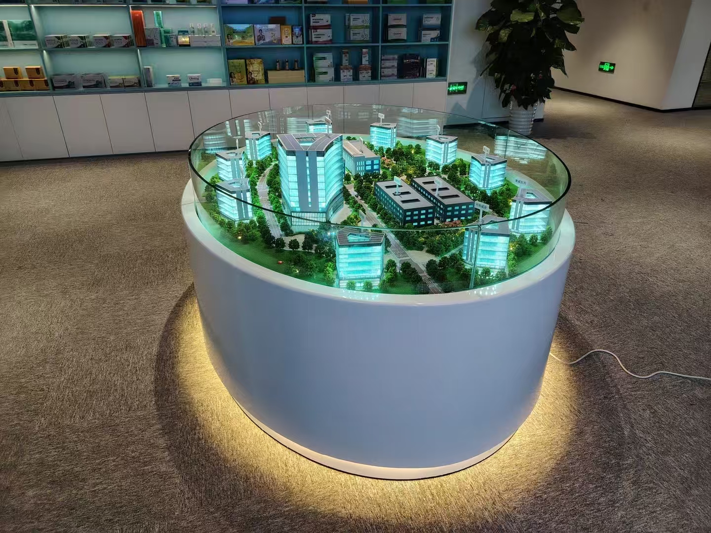 Modern Design Style Manufacturers Supply Real Estate Making Architectural Scale Model LED Lighting Urban Building Planning Model