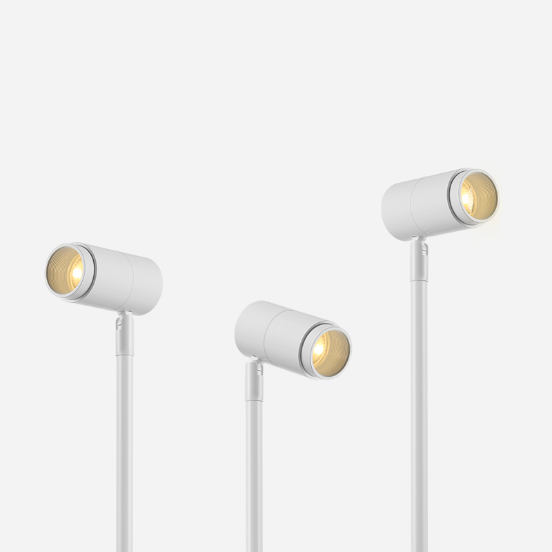Modern Design Museum Showcase Lamp with Retractable Zoom Spotlights Adjustable Counter Lights and Jewelry Pole Spotlights