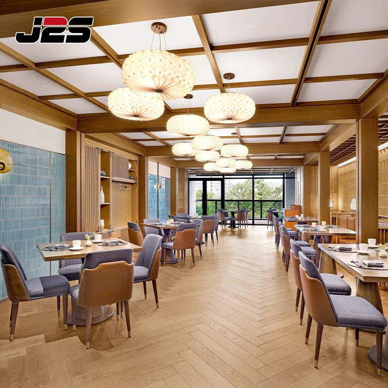 Modern Commercial Modern Leather Booth Sofas Beige Tub Chair Round Table Hotel Buffet Area Project