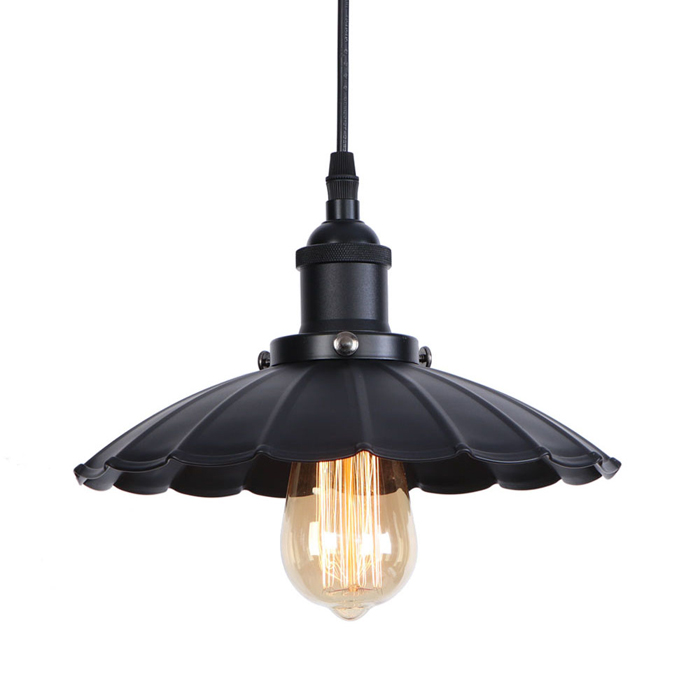 Modern E27 LED Pendant Light Retro Indoor Lighting for Home Hotel Dining Room Easy Ceiling Iron Installation for Villa