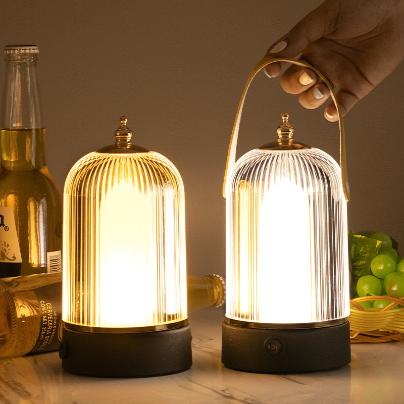 Cross-border Hot-selling Modern LED Hotel Bar Restaurant Lounge Table Lamp with Night Light Simple Design and Customizable Logo