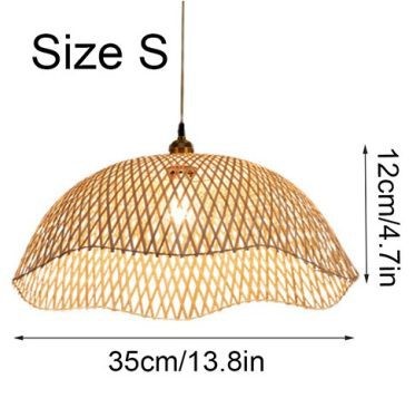Hot Sale Large Indoor Rattan Pendant Lightings Vintage Style Luxurious Lampshade Covers for Hotel and Restaurant ODM Supply