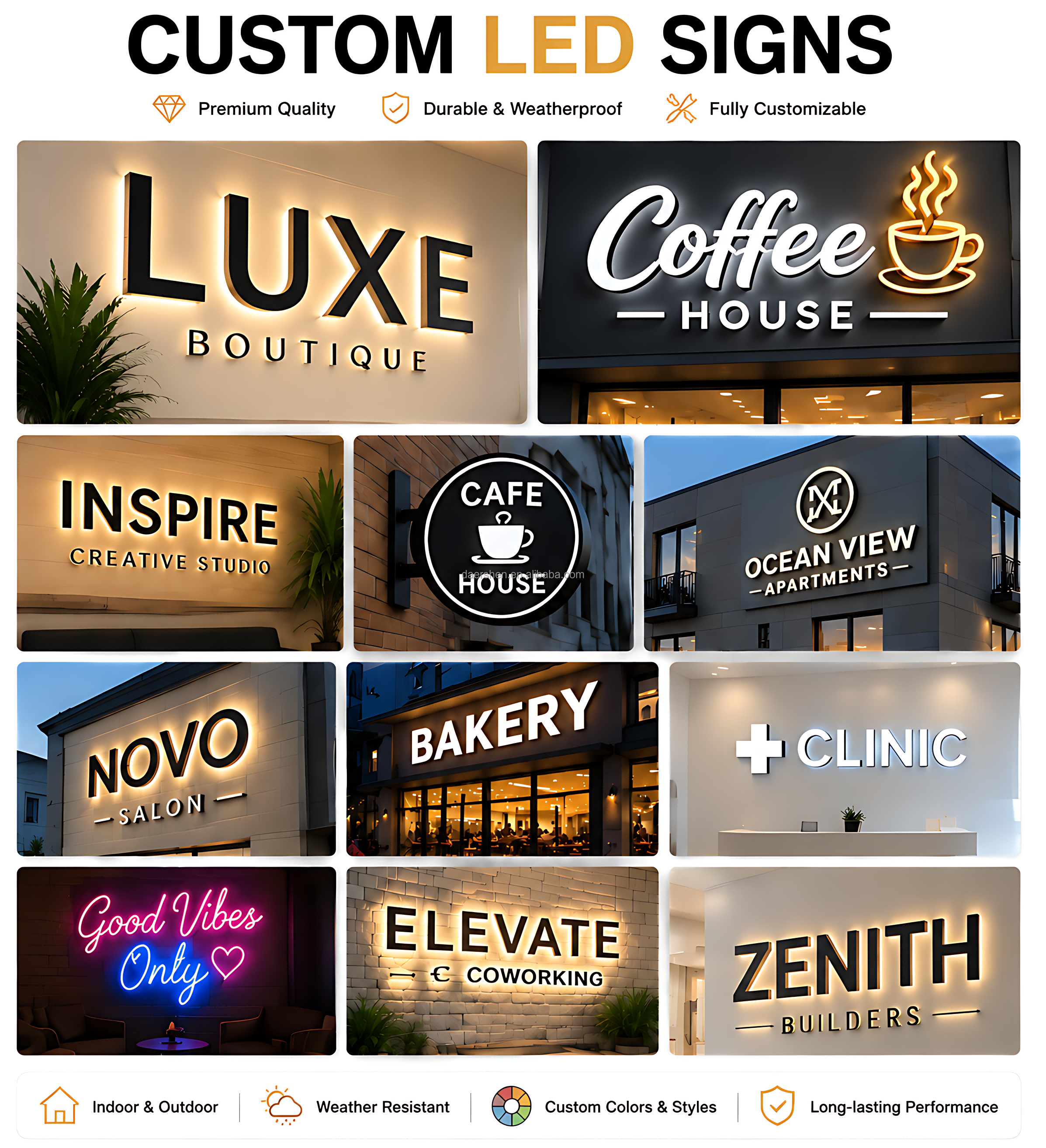 Frontlit LED Letters