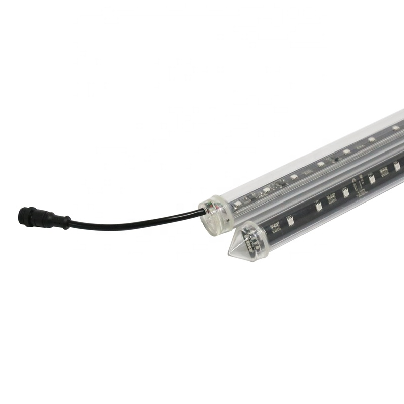 360 View Dmx 512 Control Rgb Led Meteor Tube Light