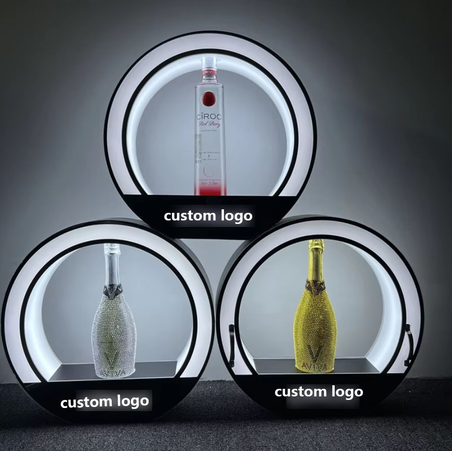 Richshining Custom Led Bottle Presenter VIP Service for Restaurant Bar Lounge Nightclub