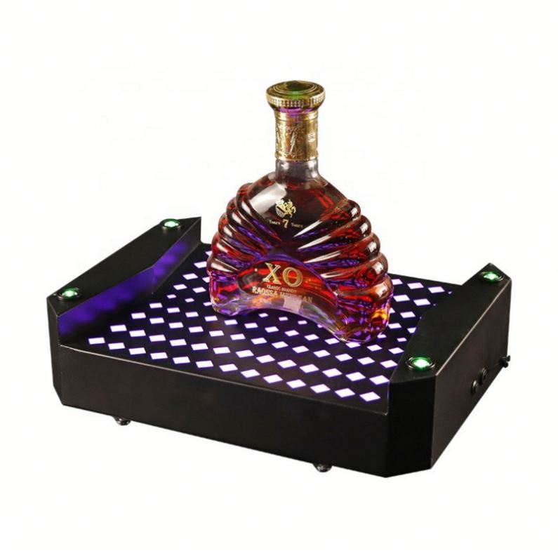 Acrylic Laser Sky Full Stars LED Bottle Presenter Glorifier VIP Display XO champagne Holder for Lounge bar Party Nightclub