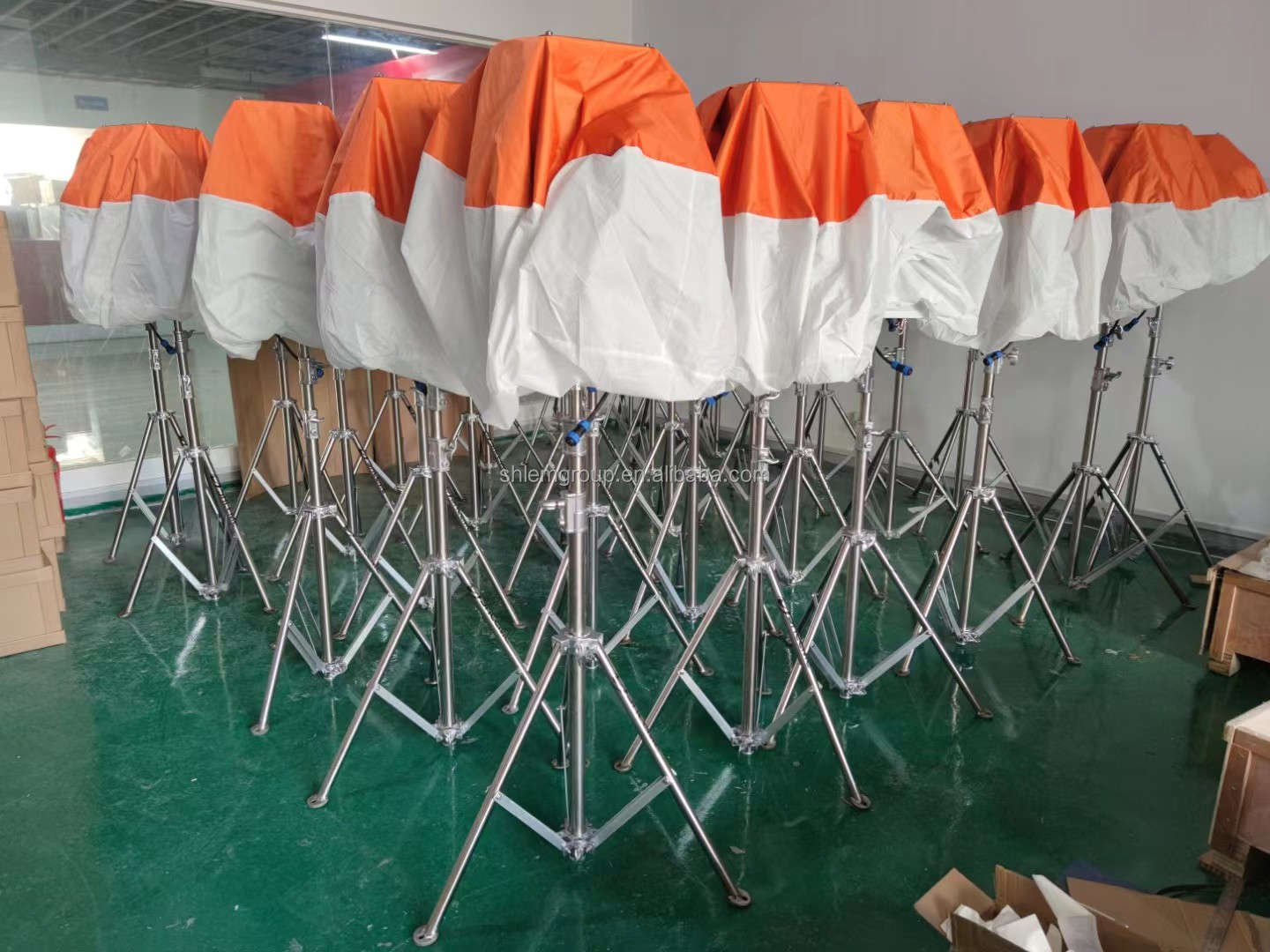 Wanco Mobile LED Balloon Light Tower Portable Construction Site Lighting Equipment