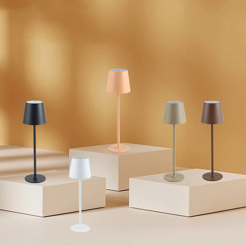 5W Rechargeable LED Table Lamp Touch Sensor Dimmable Desktop LED Read Lamp Bedroom Decor Lights