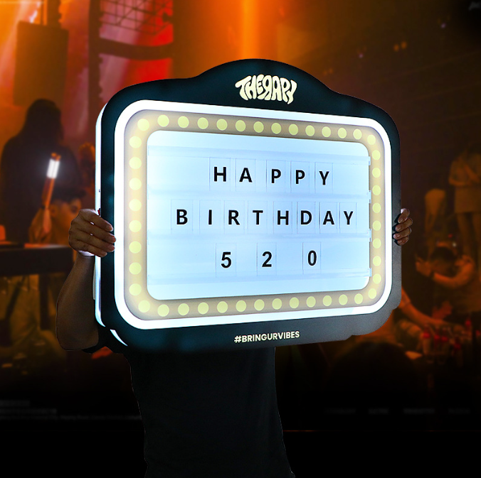Customized LOGO LED Letters Board VIP Display Glorifier LED Marquee Sign Board Box Light Bottle Presenter for Nightclub Lounge