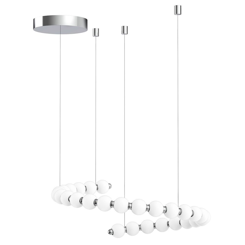 Hotel Villa Modern Simple Design Staircase Light Chandelier Led Bubble Glass Ball Lobby Chandelier