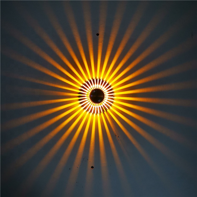 Sun Flower Corridor bar Ktv Decoration Colorful Modeling Lights RGB LED Wall Light