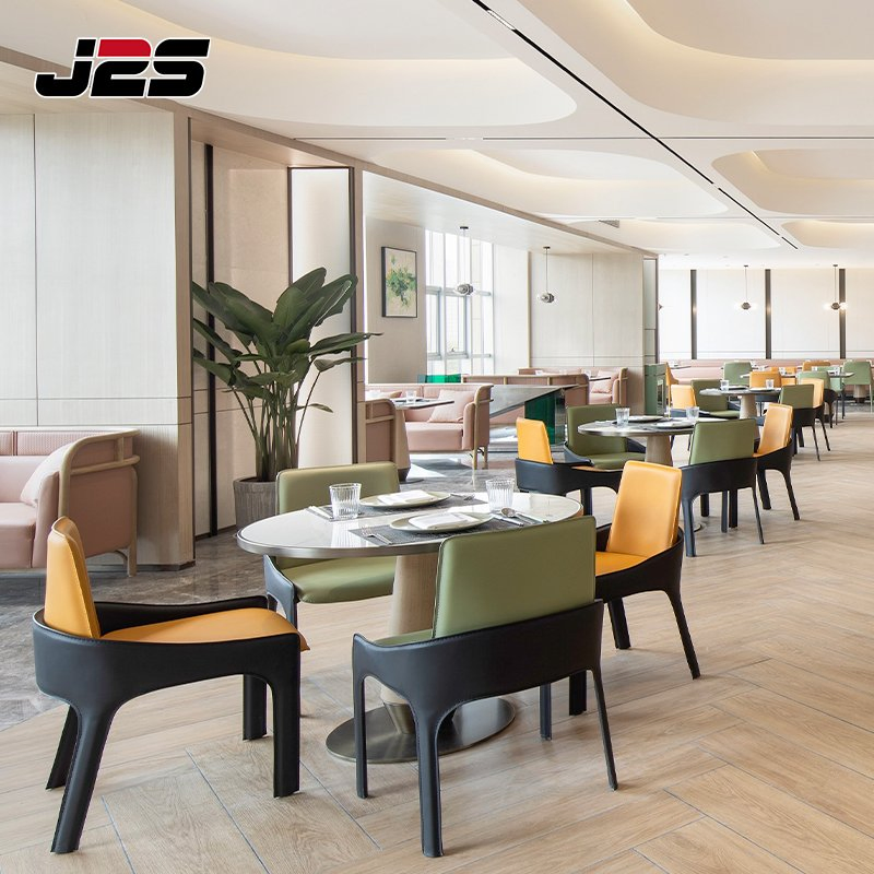 J2s Commercial Restaurant Furniture Set Tables and Chairs for Hotel Buffet Area