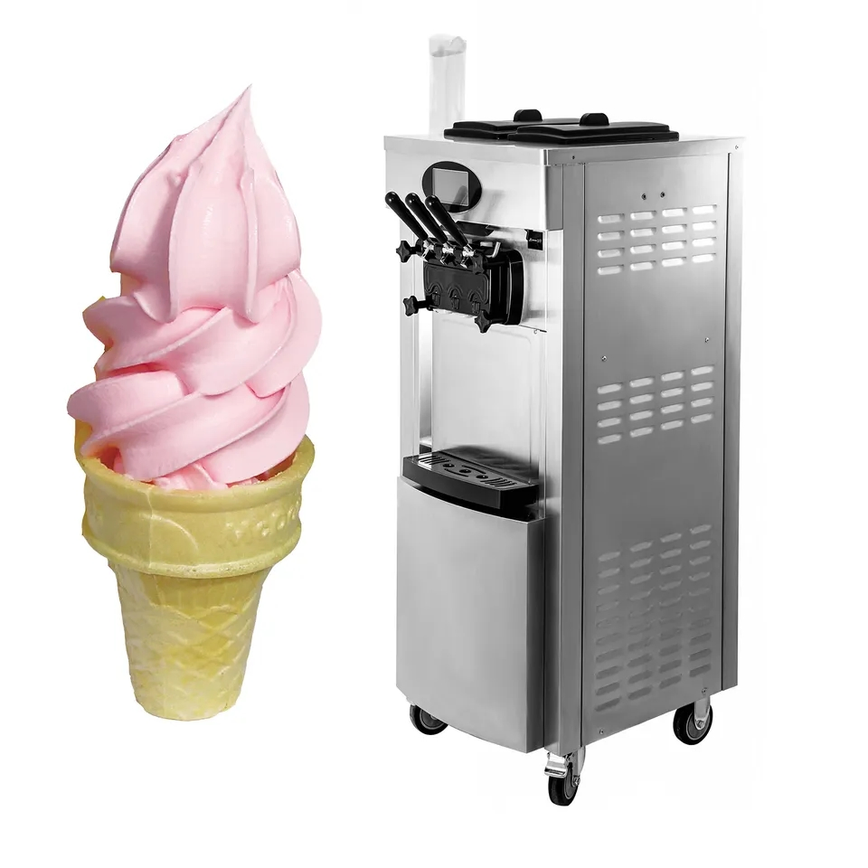 EU Warehouse Ice Cream Machine LED Panel Overnight Refrigeration