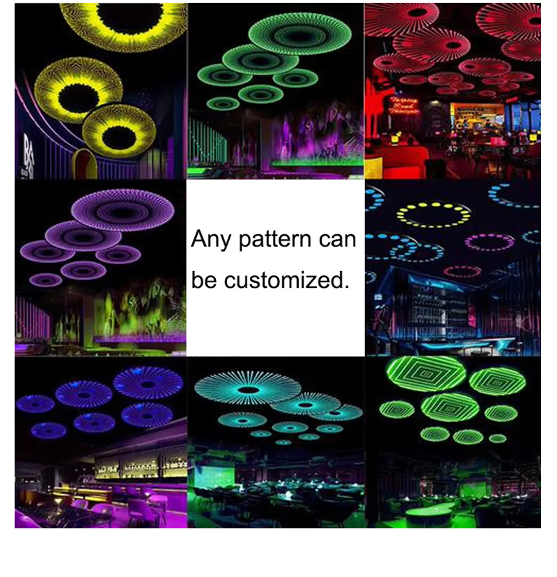 Modern RGB LED Chandelier Atmospheric Decor Smart Color Changing Pendant Light