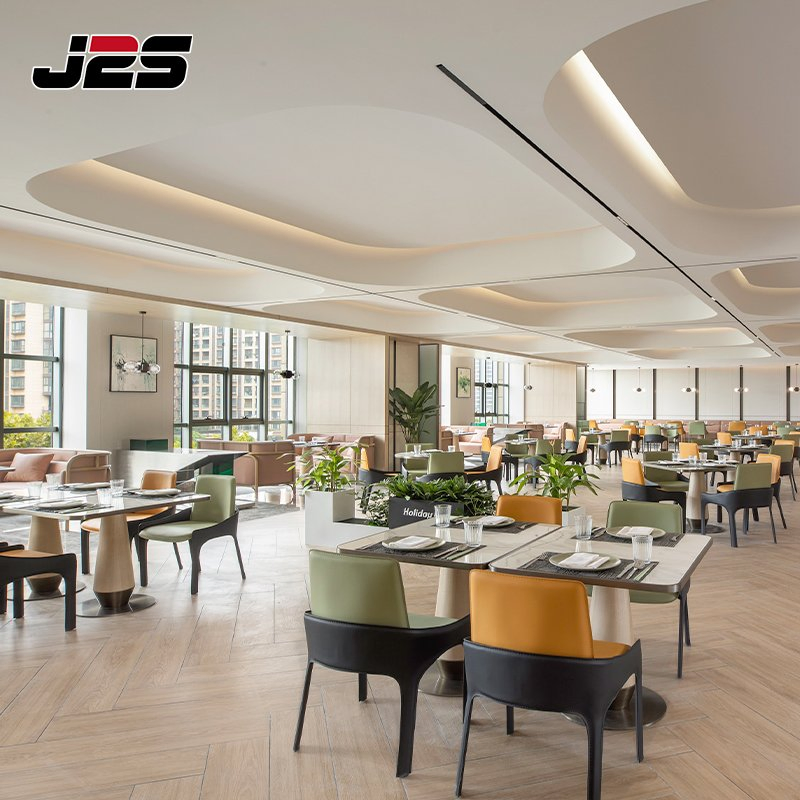 J2s Commercial Restaurant Furniture Set Tables and Chairs for Hotel Buffet Area