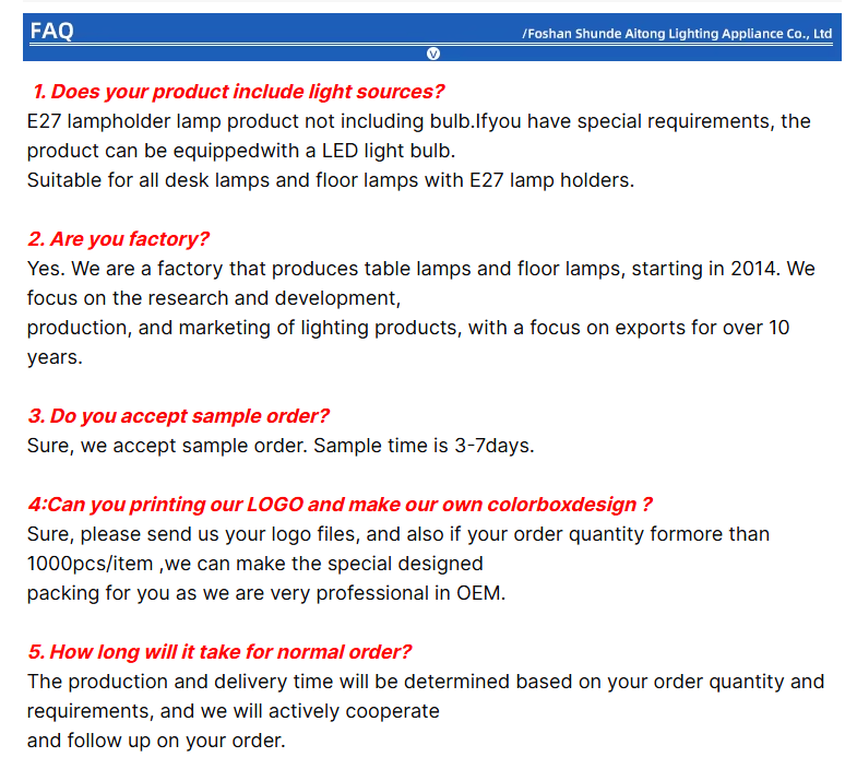 Logistics Details