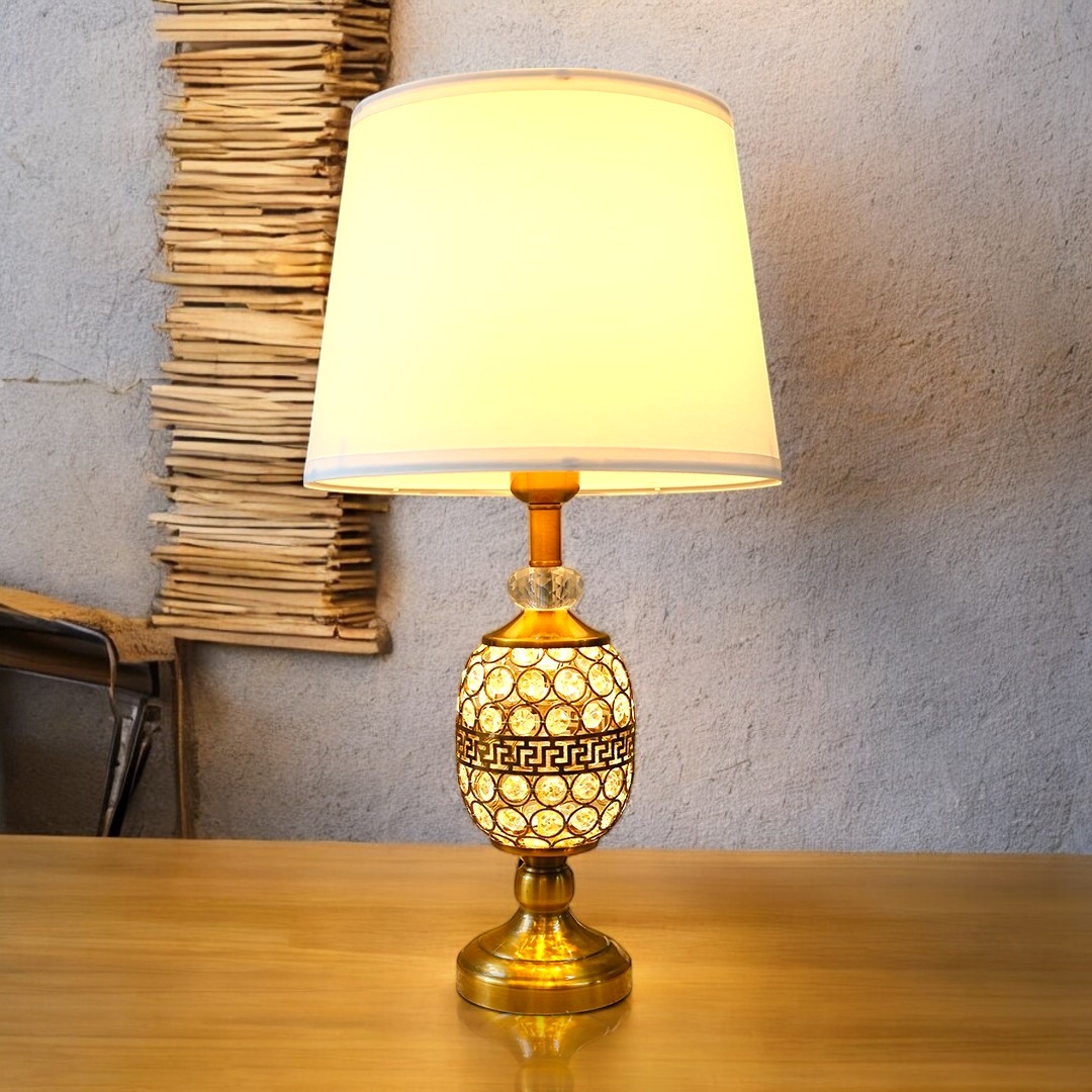 European Modern Luxury LED Table Lamps Indoor Cozy Light for Living Bedroom Hotel Room Dome Shade with Simple Feature Hot Sale