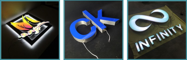 Backlit and Frontlit Signs
