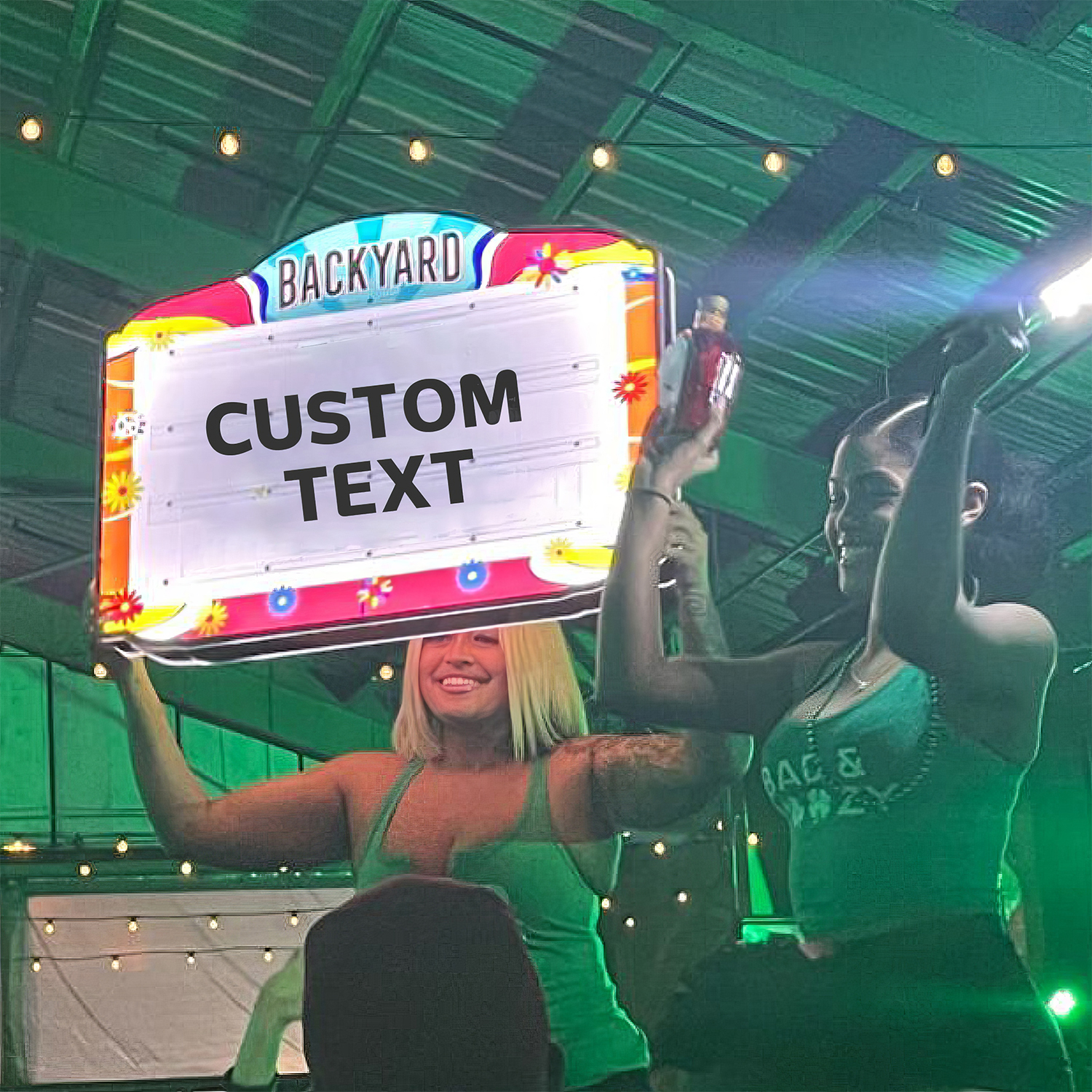Customized LOGO LED Letters Board LED Marquee Sign VIP Display Glorifier Board For Nightclub