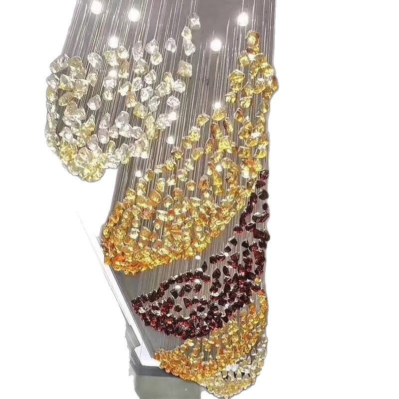 Special-shaped Lamps for Hotel Lobbies, Clubs, and Real Estate Sales Departments, Non-standard Engineering Decorative Large Chan