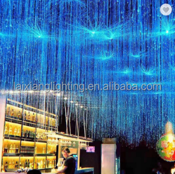 Fiber Optic Light RGB Color Change Romantic Atmosphere Lighting Decoration for Wedding Hall Party Hotel Corridor KTV bar Club