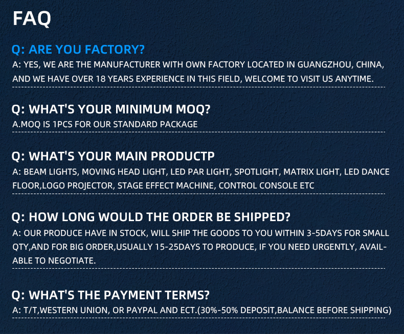FAQ support