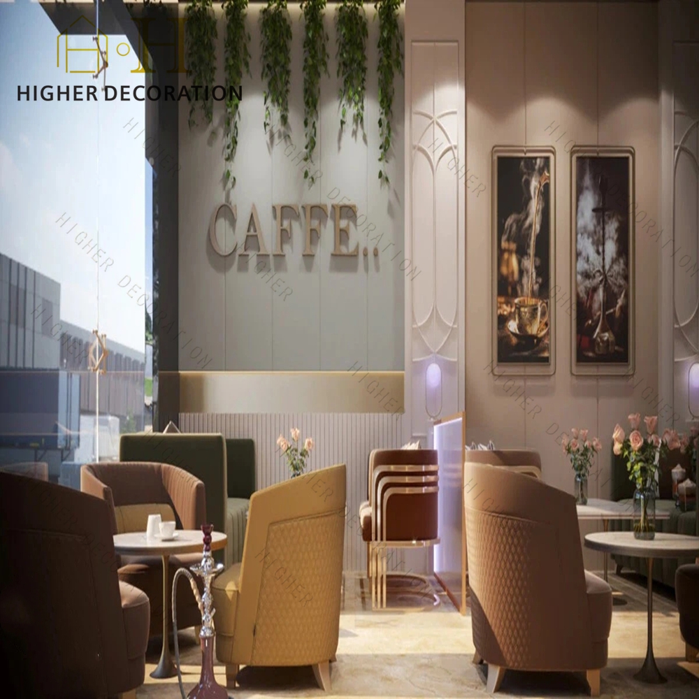 Fashion Night Club Design Metal Wood bar Furniture Sets Led Strip Light Night Club Accessories with Lighting