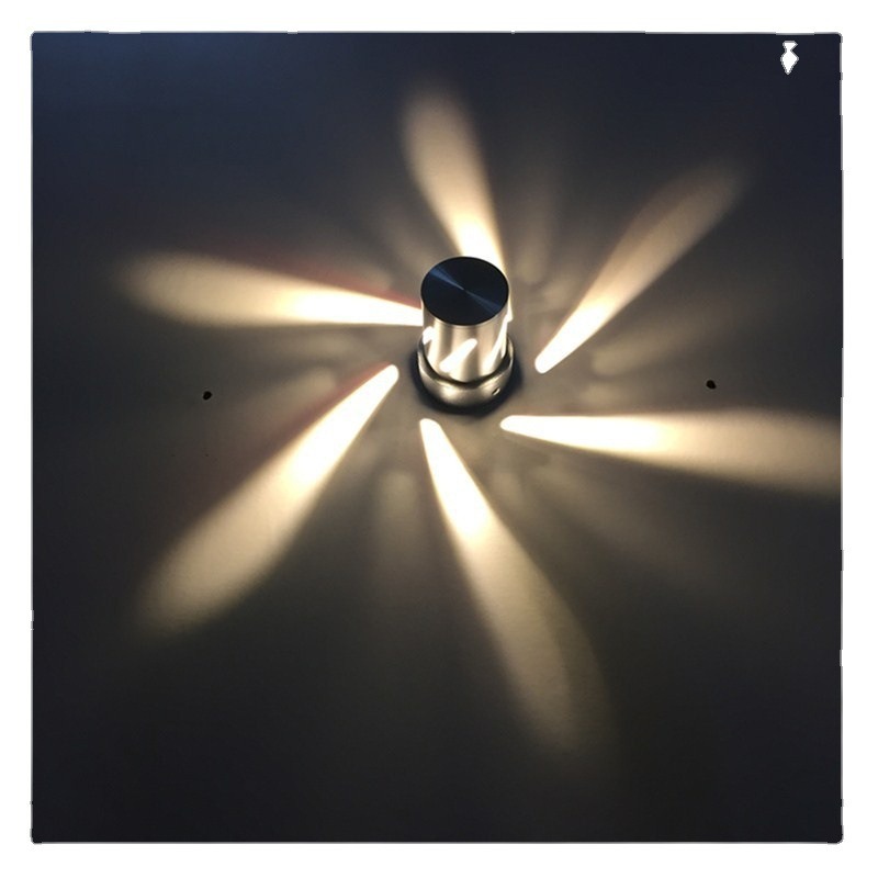 Surface Mounted Recessed LED Wall Lamp Ceiling Decorative Lights Windmill Shaped KTV bar Corridor Aisle Atmosphere RGB Lights
