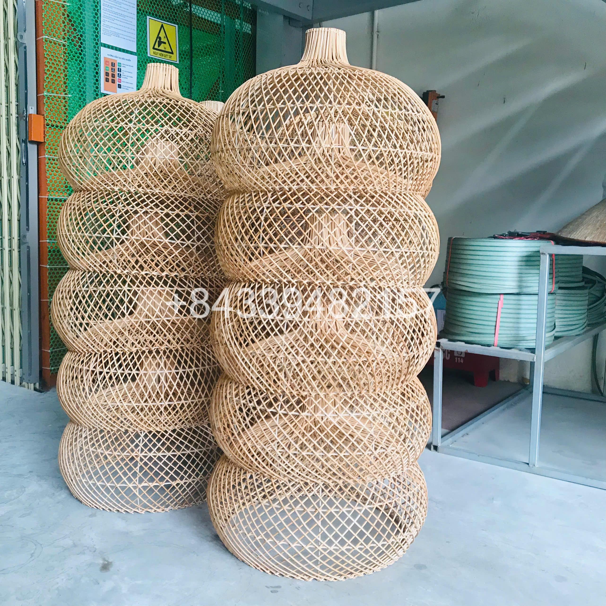 Home Decoration Indoor Lampshade &amp; Pendant Big Rattan Lampshade/Chandelier High Quality for Living Room/ Hotel/Restaurant