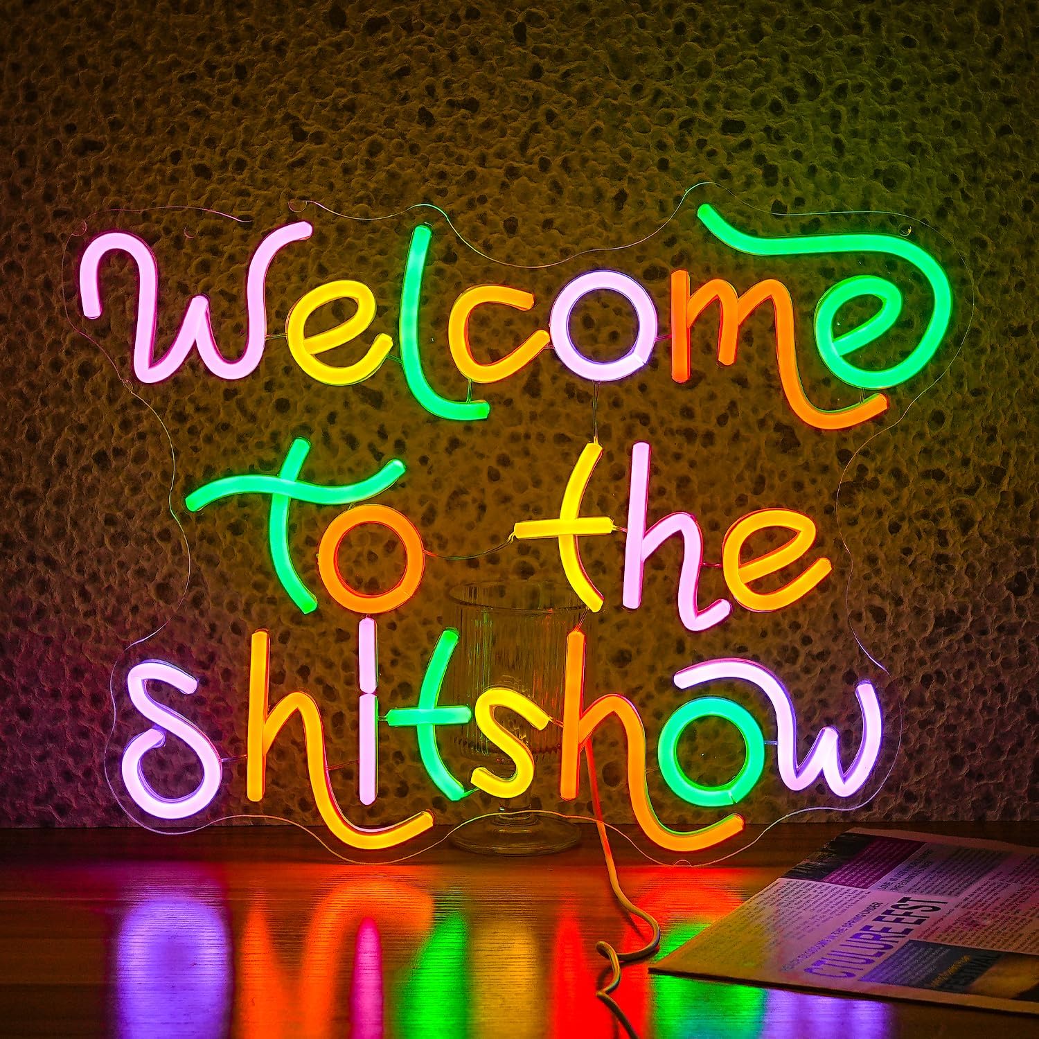Custom Welcome to Fabulous Las Vegas Led Neon Sign Acrylic Board logo Neon Lights for Hotel Sport Beer Illumination Neon Lights