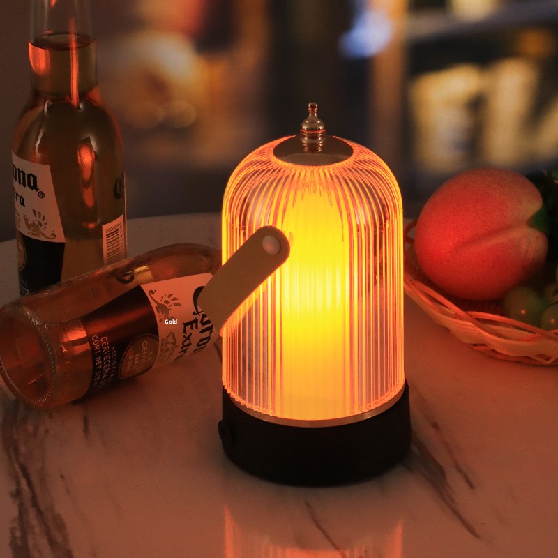 Cross-border Hot-selling Modern LED Hotel Bar Restaurant Lounge Table Lamp with Night Light Simple Design and Customizable Logo
