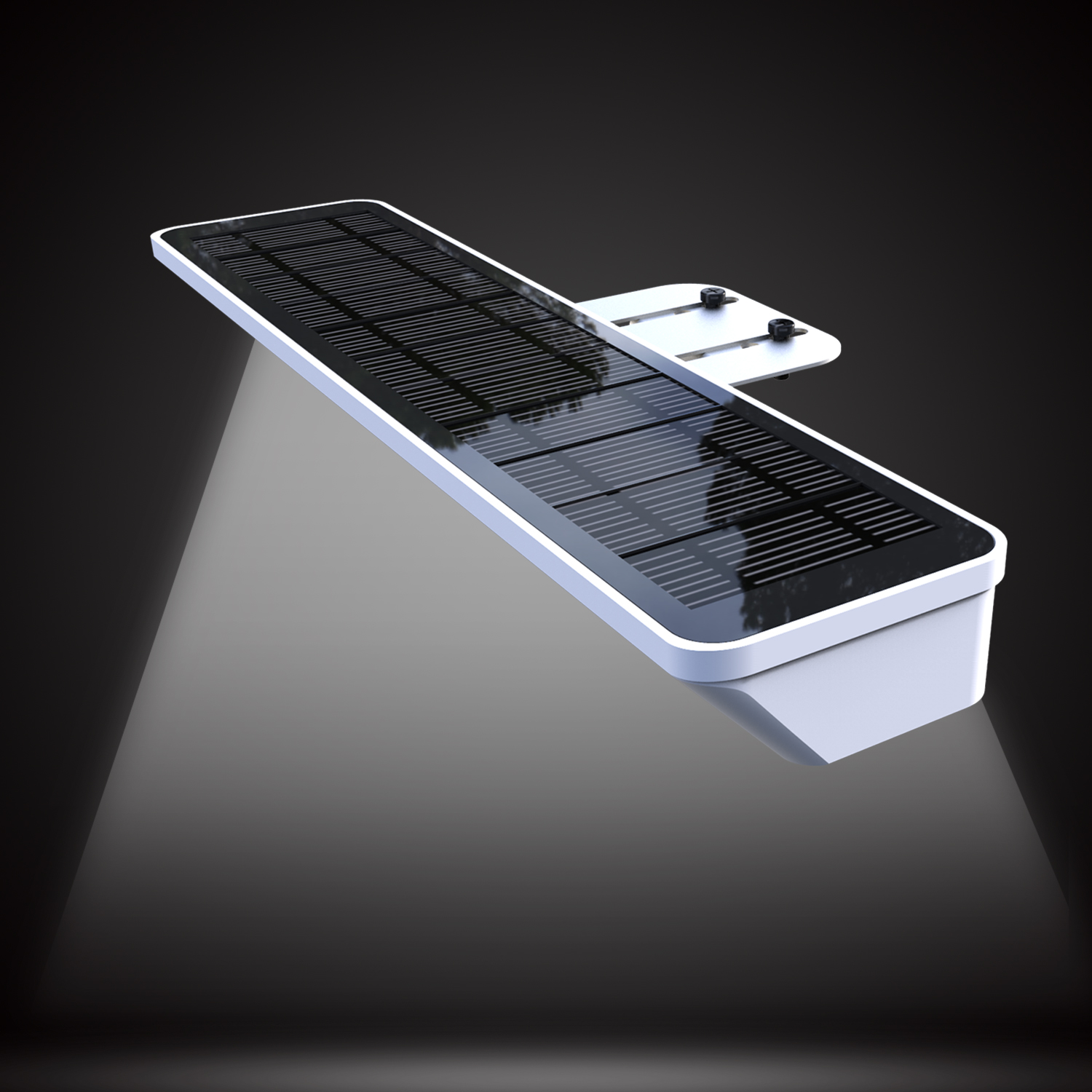 Solar LED Post Light Detail