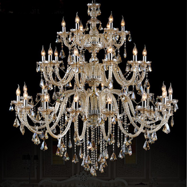 Modern Art Glass LED Chandelier Contemporary Lighting Solution for Hotel Lobby Restaurant Bar Lounge and Commercial Decoration