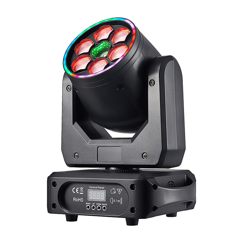 AMG ART Performance KTV Moving Head Light Hexa-Honeycomb Laser LED Strips 120W DMX512 Control IP20 16CH DJ Live House Bar