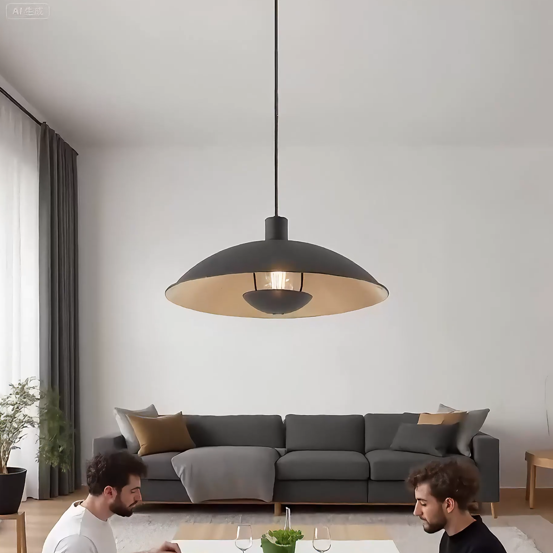 Modern Pendant Light View 2