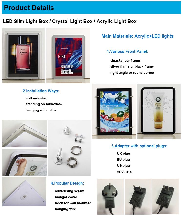 Crystal Light Box Display
