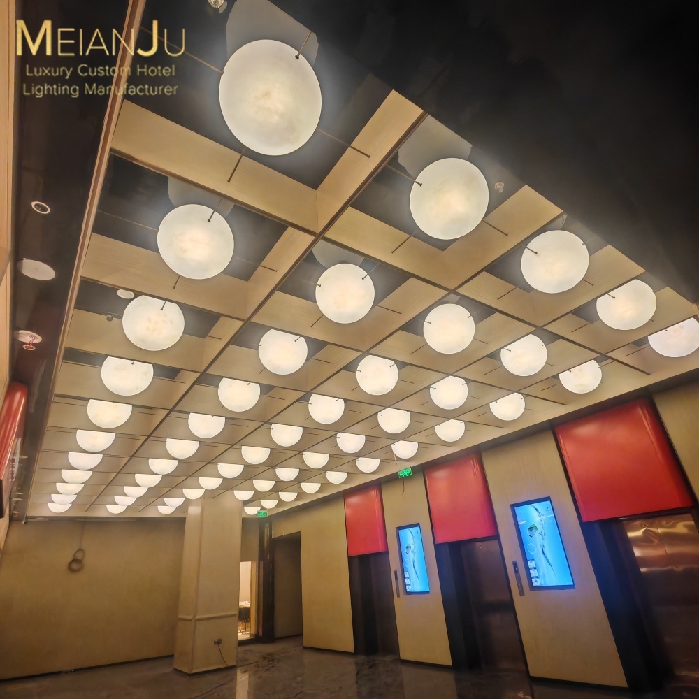 Artisan Resin Grand Hotel Lobby Chandelier Opulent Suspension Pendant Light for Boutique Public Spaces Architectural Element