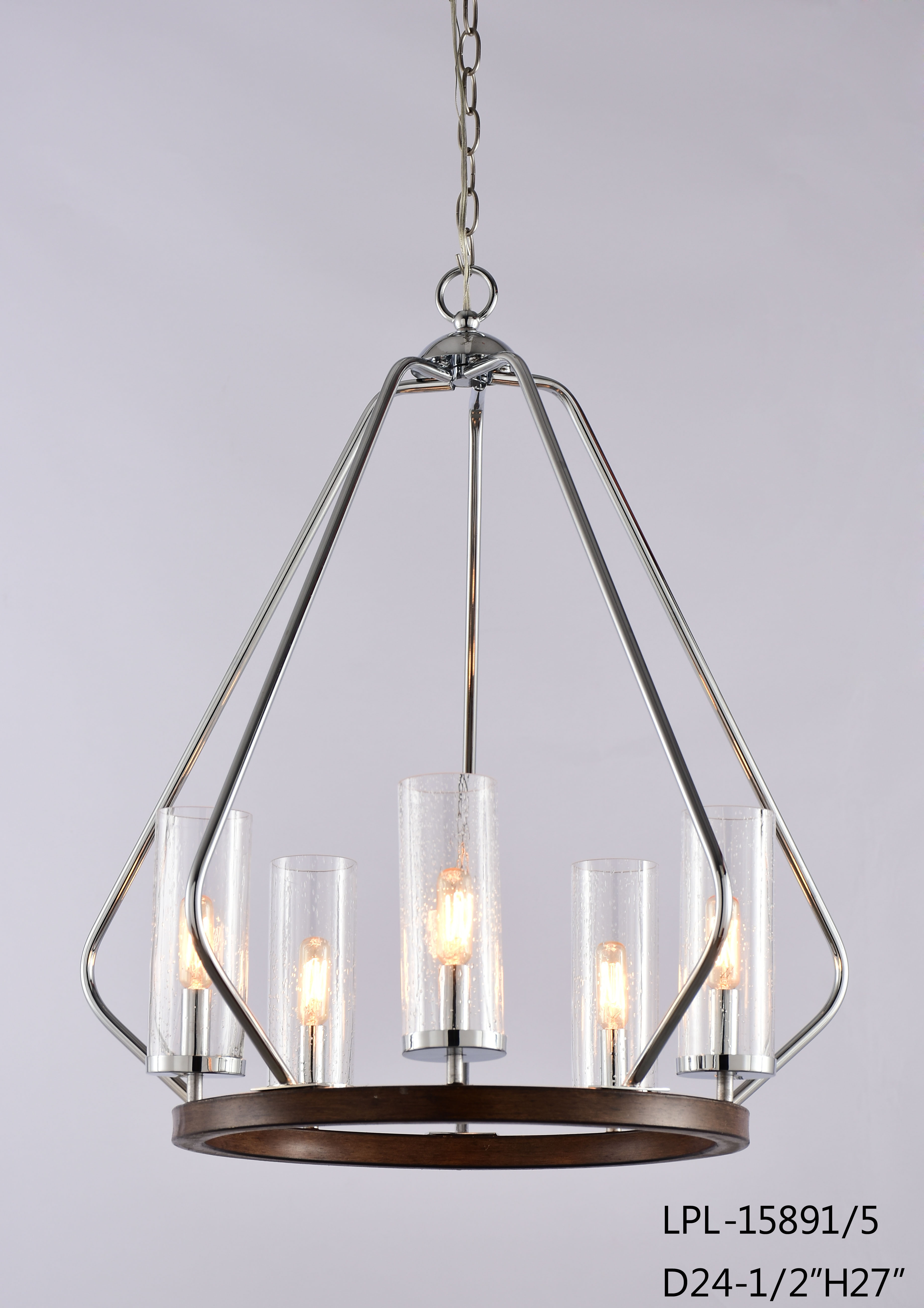 OEM ODM Modern Chandelier Nordic Dining Room Foyer Villa Lamp Geometric Metal Designer Lantern Fixture Light
