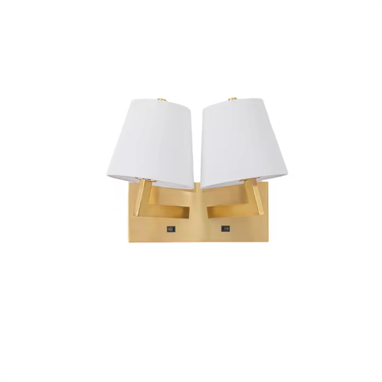 Wall Sconce Light with USB Outlets