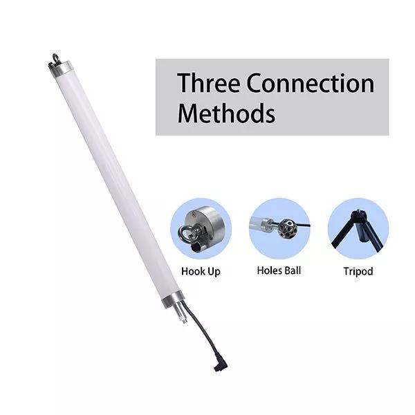360 View Dmx 512 Control Rgb Led Meteor Tube Light