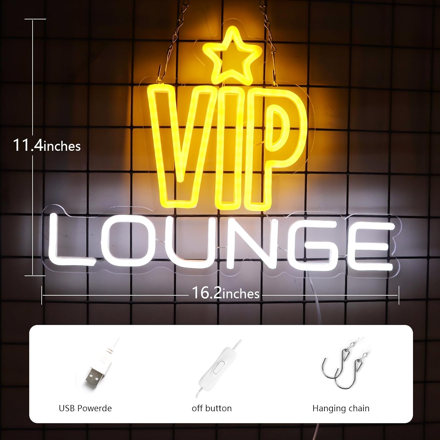 VIP Lounge Acrylic IP65 Neon Lights 5V Power Adapter Warm White Dimmable CRI95 Ra95 Bedroom Decor Business Night Club Bar