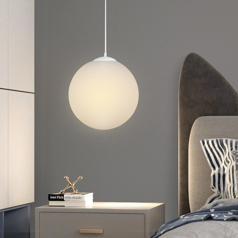 Lampadari Per Navi Da Crociera Frosted Acrylic Ball Cruise Ship Dining Room Light Customizable Restaurant Pendant Lamp Buffet Lighting
