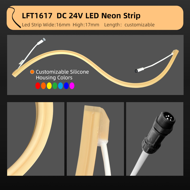 Customizable Flexible Ip67 Waterproof Led Bar Strip Light Pixel Neon Light for Office Hotel University Commercial