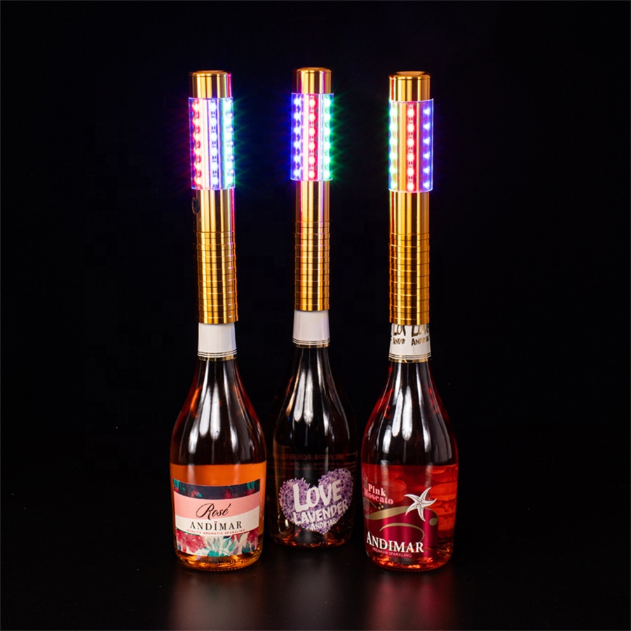 Nightclub Lounge Champagne Wine LED VIP Bottle Sparklers LED Light Stick Illuminated Strobe Baton