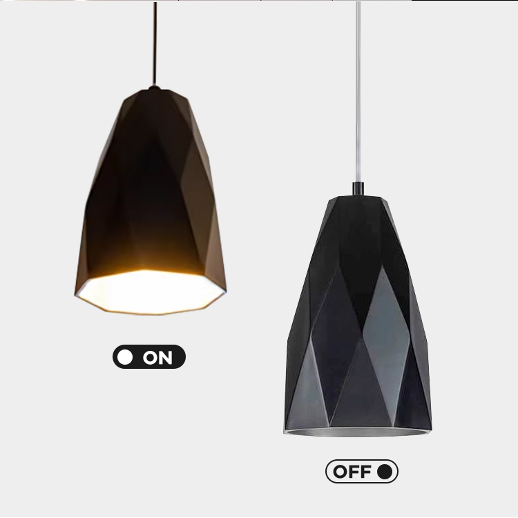 Single Design Steel Pendant Lamp Reception Area Hotel Bar Counter Front Desk Led Chandelier